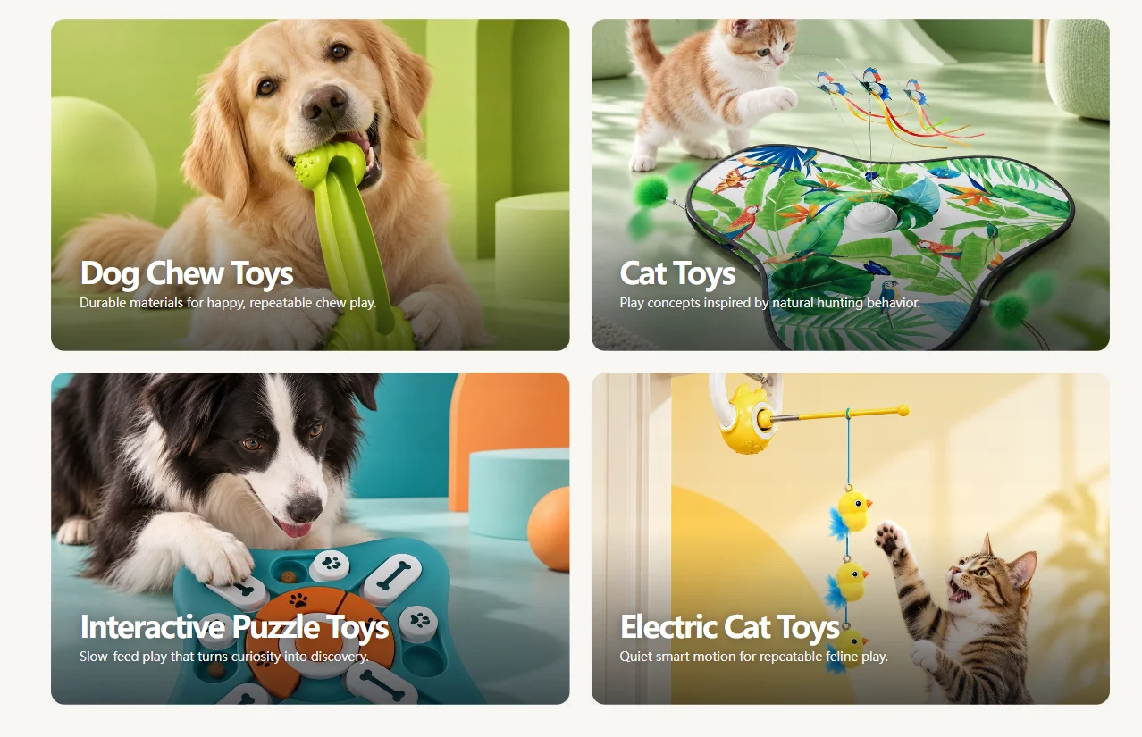 PETURLY pet toy collection